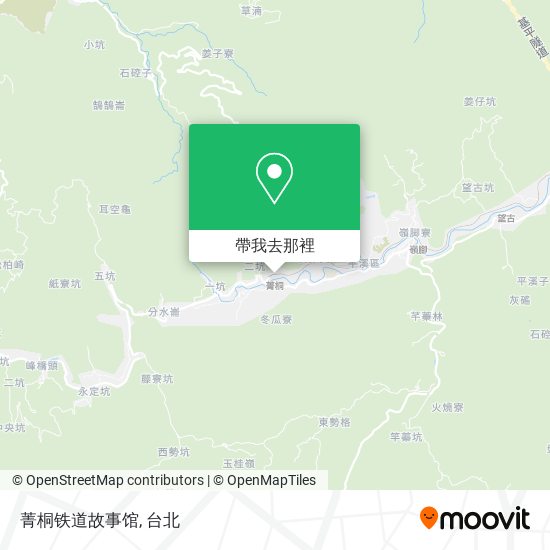 菁桐铁道故事馆地圖