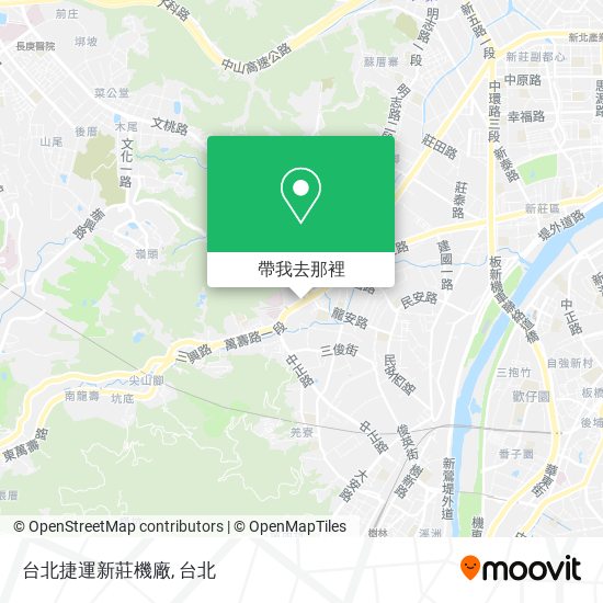 台北捷運新莊機廠地圖