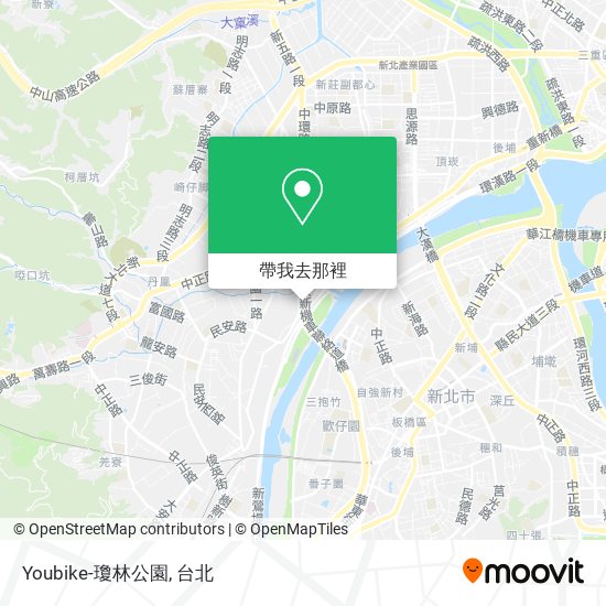 Youbike-瓊林公園地圖