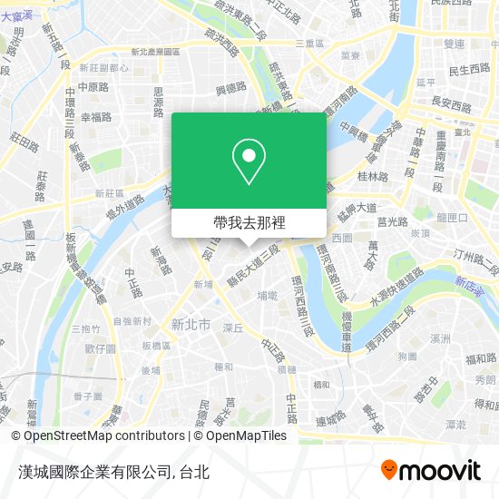 漢城國際企業有限公司地圖