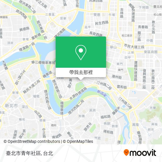 臺北市青年社區地圖