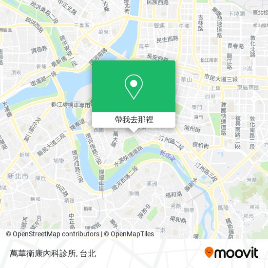 萬華衛康內科診所地圖