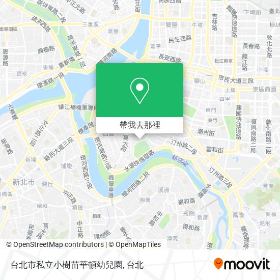 台北市私立小樹苗華頓幼兒園地圖