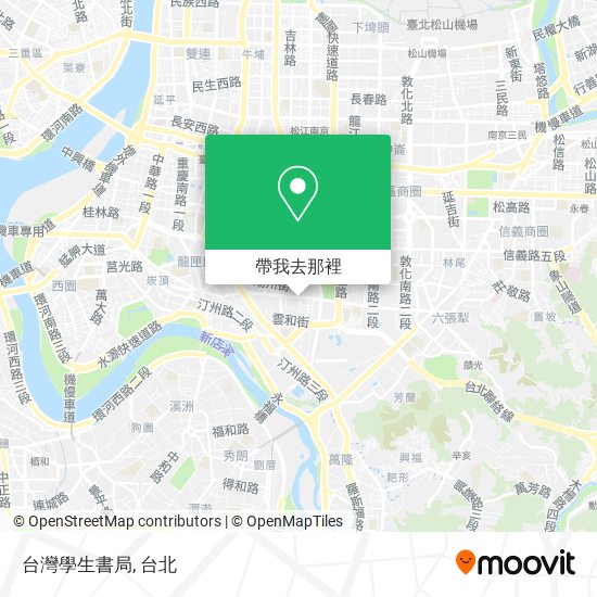 台灣學生書局地圖