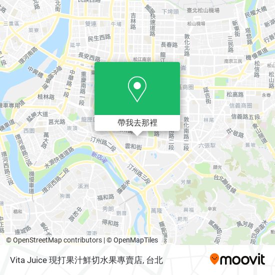 Vita Juice 現打果汁鮮切水果專賣店地圖
