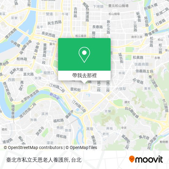 臺北市私立天恩老人養護所地圖