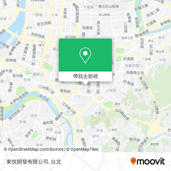 東悅開發有限公司地圖
