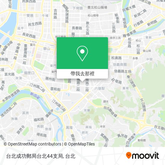 台北成功郵局台北44支局地圖