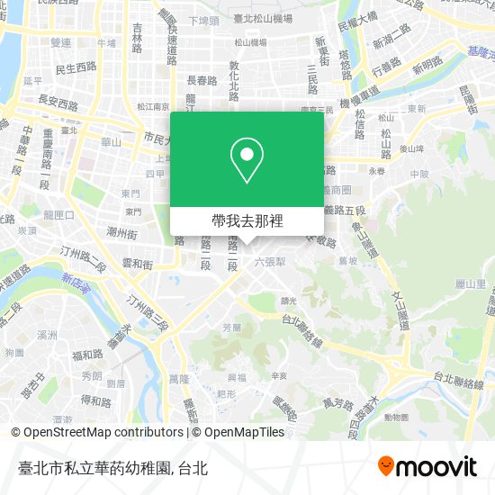 臺北市私立華菂幼稚園地圖