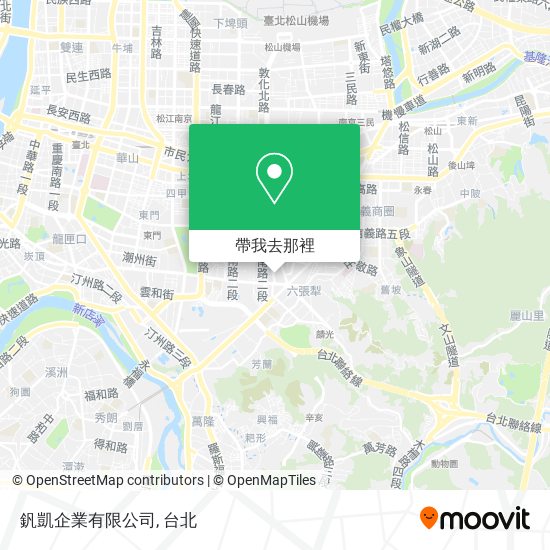 釩凱企業有限公司地圖