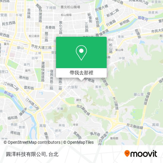 圓澤科技有限公司地圖