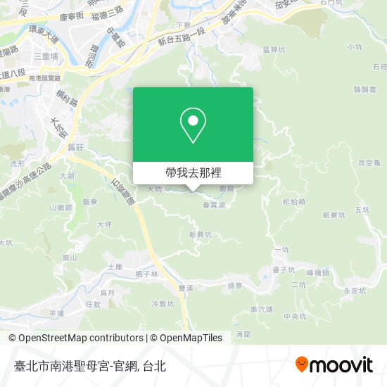 臺北市南港聖母宮-官網地圖