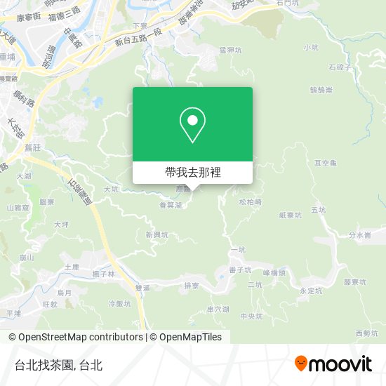 台北找茶園地圖