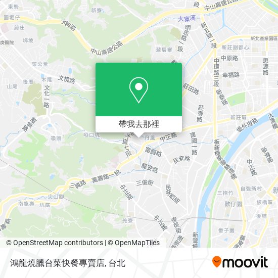 鴻龍燒臘台菜快餐專賣店地圖