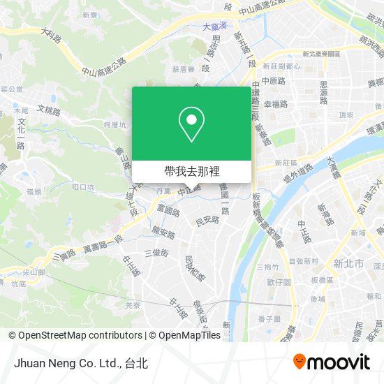 Jhuan Neng Co. Ltd.地圖