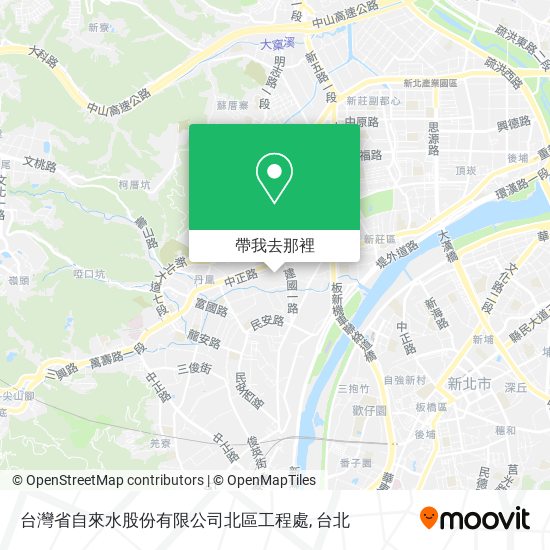 台灣省自來水股份有限公司北區工程處地圖
