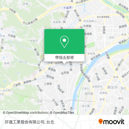 羿晟工業股份有限公司地圖