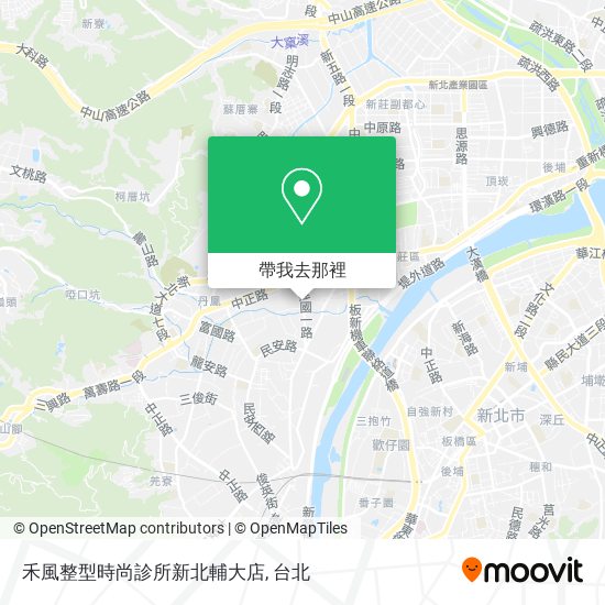 禾風整型時尚診所新北輔大店地圖