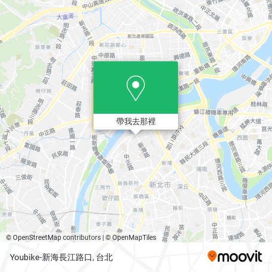 Youbike-新海長江路口地圖