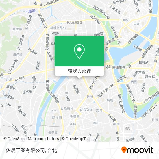 佑晟工業有限公司地圖
