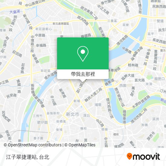 江子翠捷運站地圖