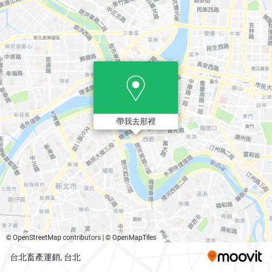 台北畜產運銷地圖