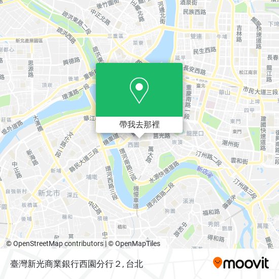 臺灣新光商業銀行西園分行２地圖