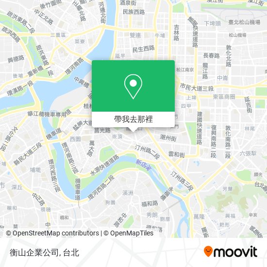 衡山企業公司地圖