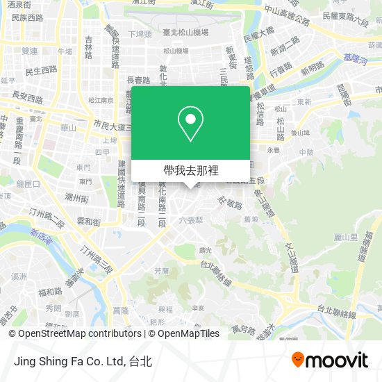 Jing Shing Fa Co. Ltd地圖