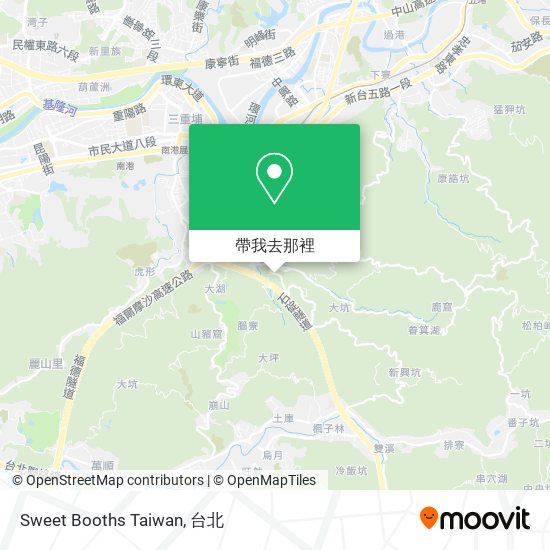 Sweet Booths Taiwan地圖