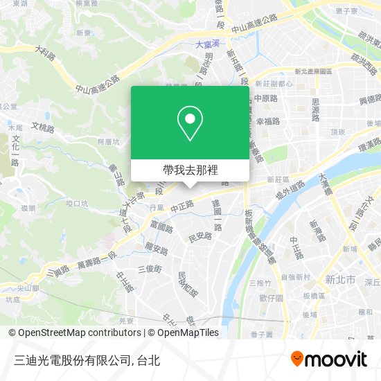 三迪光電股份有限公司地圖