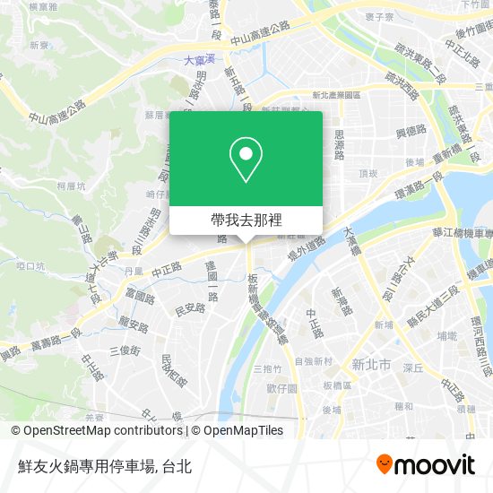 鮮友火鍋專用停車場地圖