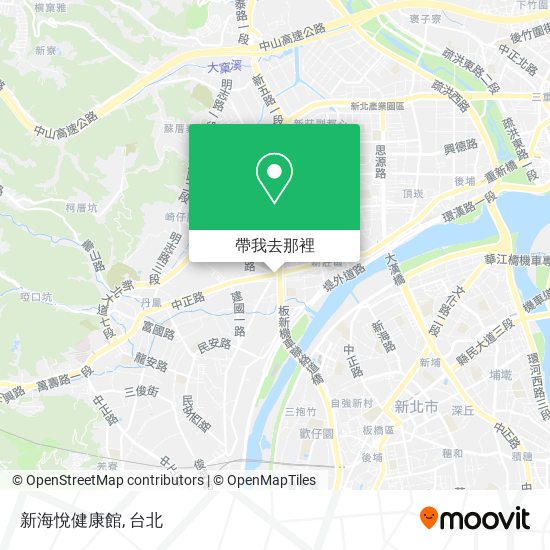 新海悅健康館地圖