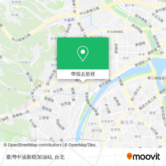 臺灣中油新樹加油站地圖