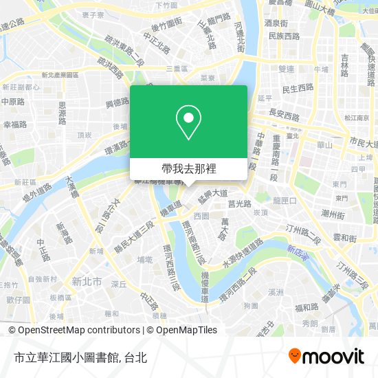 市立華江國小圖書館地圖