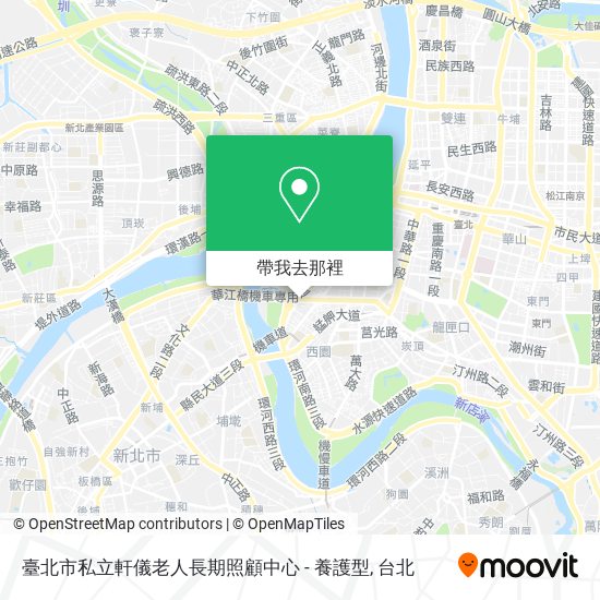 臺北市私立軒儀老人長期照顧中心 - 養護型地圖