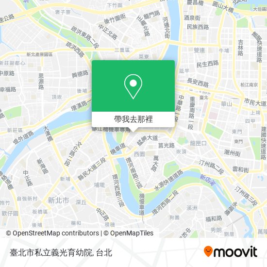 臺北市私立義光育幼院地圖