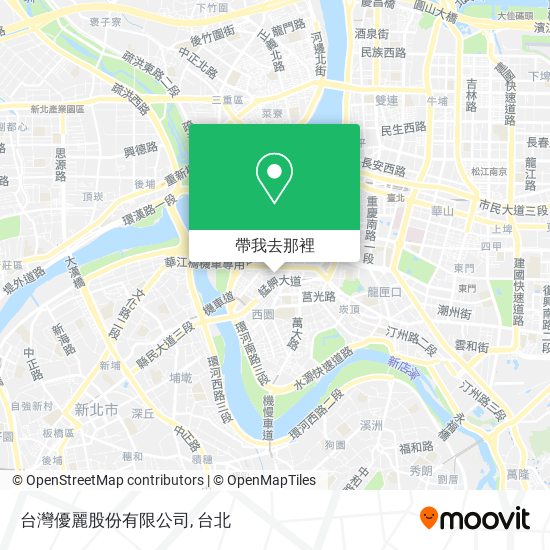 台灣優麗股份有限公司地圖