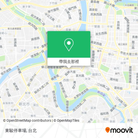 東駿停車場地圖