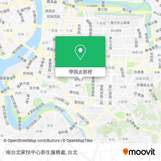 南台北家扶中心新生服務處地圖