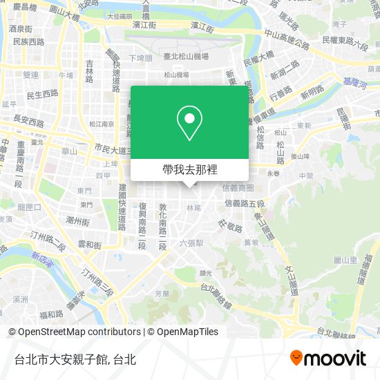 台北市大安親子館地圖