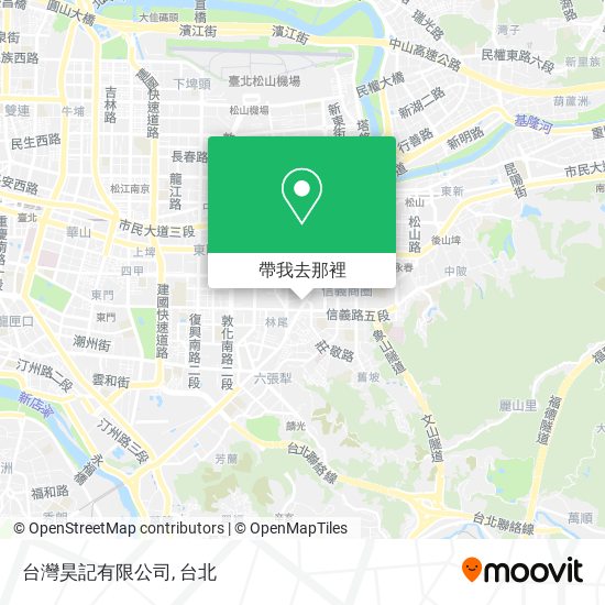 台灣昊記有限公司地圖