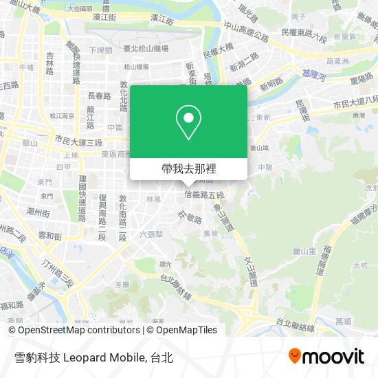 雪豹科技 Leopard Mobile地圖