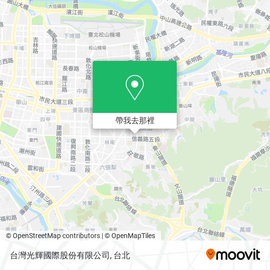 台灣光輝國際股份有限公司地圖