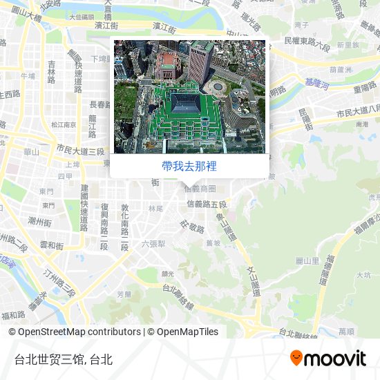 台北世贸三馆地圖