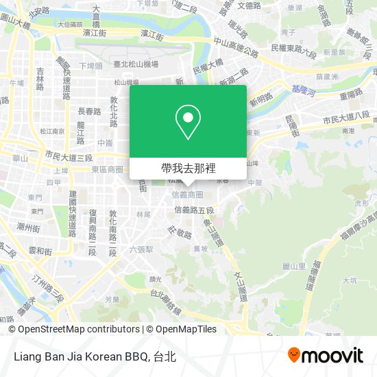 Liang Ban Jia Korean BBQ地圖