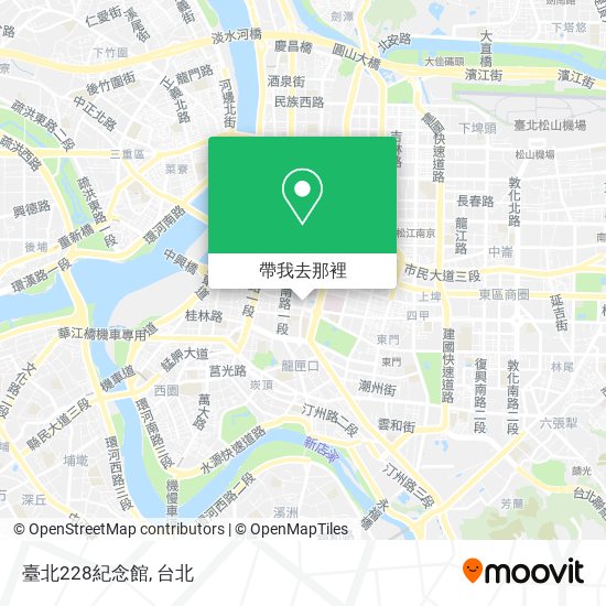 臺北228紀念館地圖