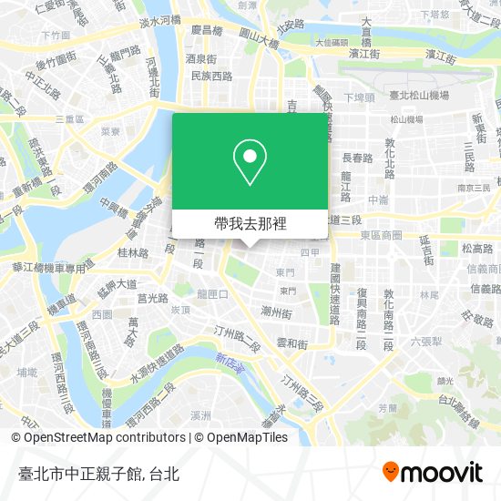 臺北市中正親子館地圖