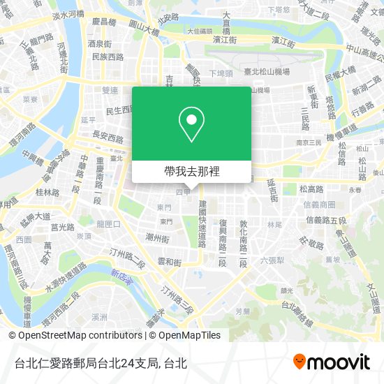 台北仁愛路郵局台北24支局地圖
