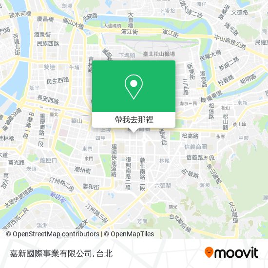 嘉新國際事業有限公司地圖